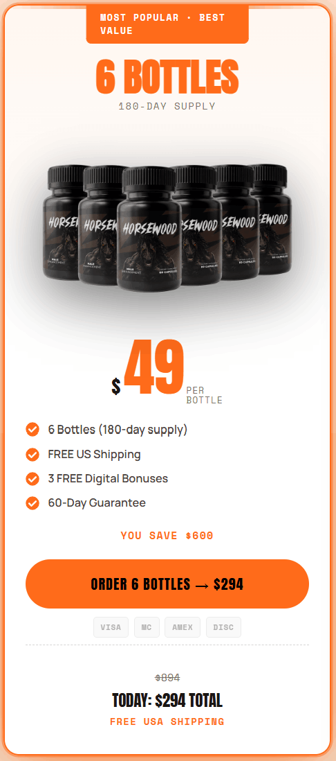 Horsewood Male Vitality offer price
